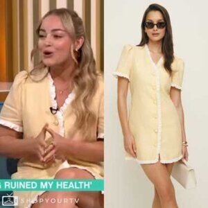 NEW REFORMATION Breslyn Linen Dress